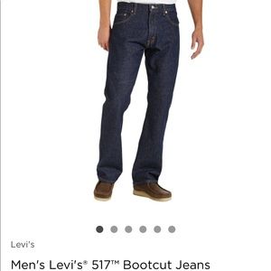 Mens Levi’s 517 bootcut jeans. 36X34